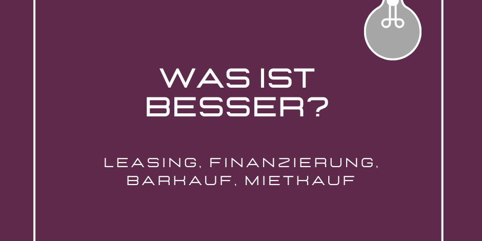 Leasing, Finanzierung